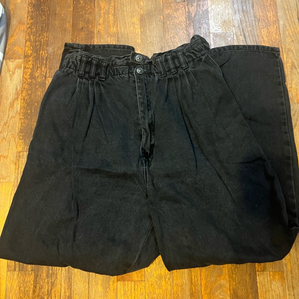 High Waisted Black Jeans